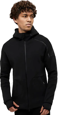 아디다스 로고 니트 후드 재킷 블랙 BQ6925 Shop 아디다스 로고 니트 후드 재킷 블랙 BQ6925