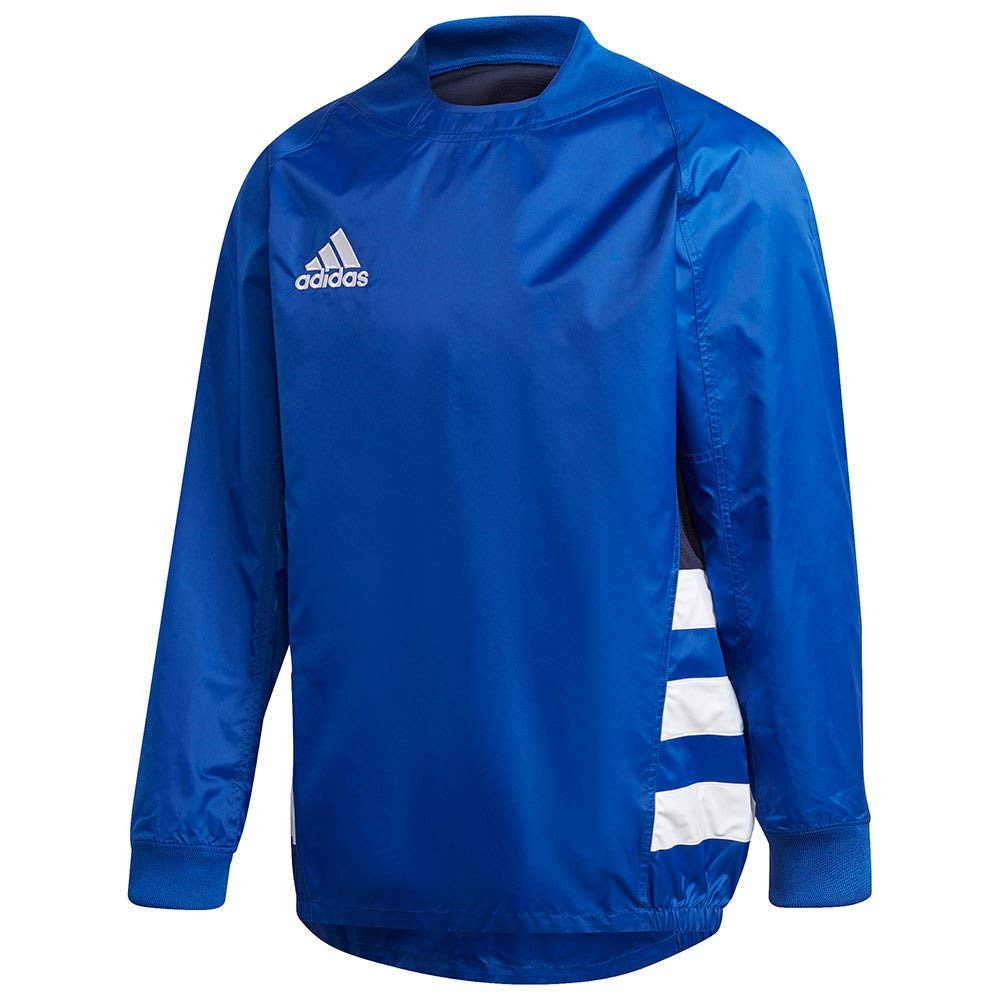 adidas Logo Letter Stripe Print Retro Jacket - Blue FM4124