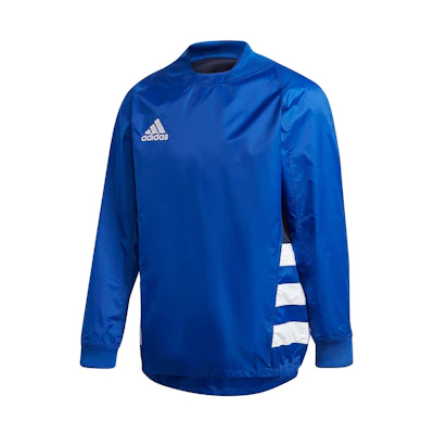 adidas Logo Letter Stripe Print Retro Jacket - Blue FM4124
