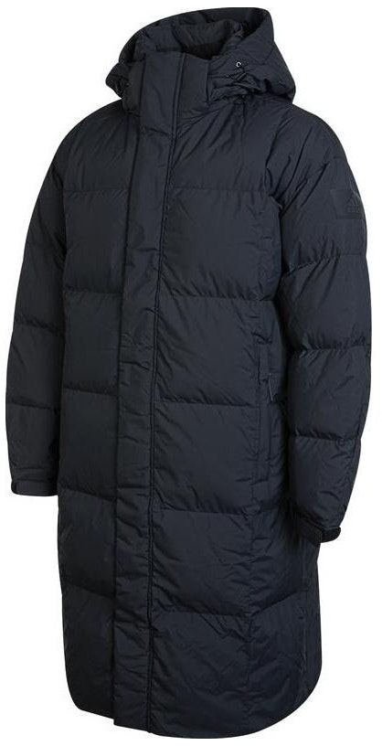 adidas-logo-padded-long-down-jacket-unisex-black-zip-up-design-hn-2131