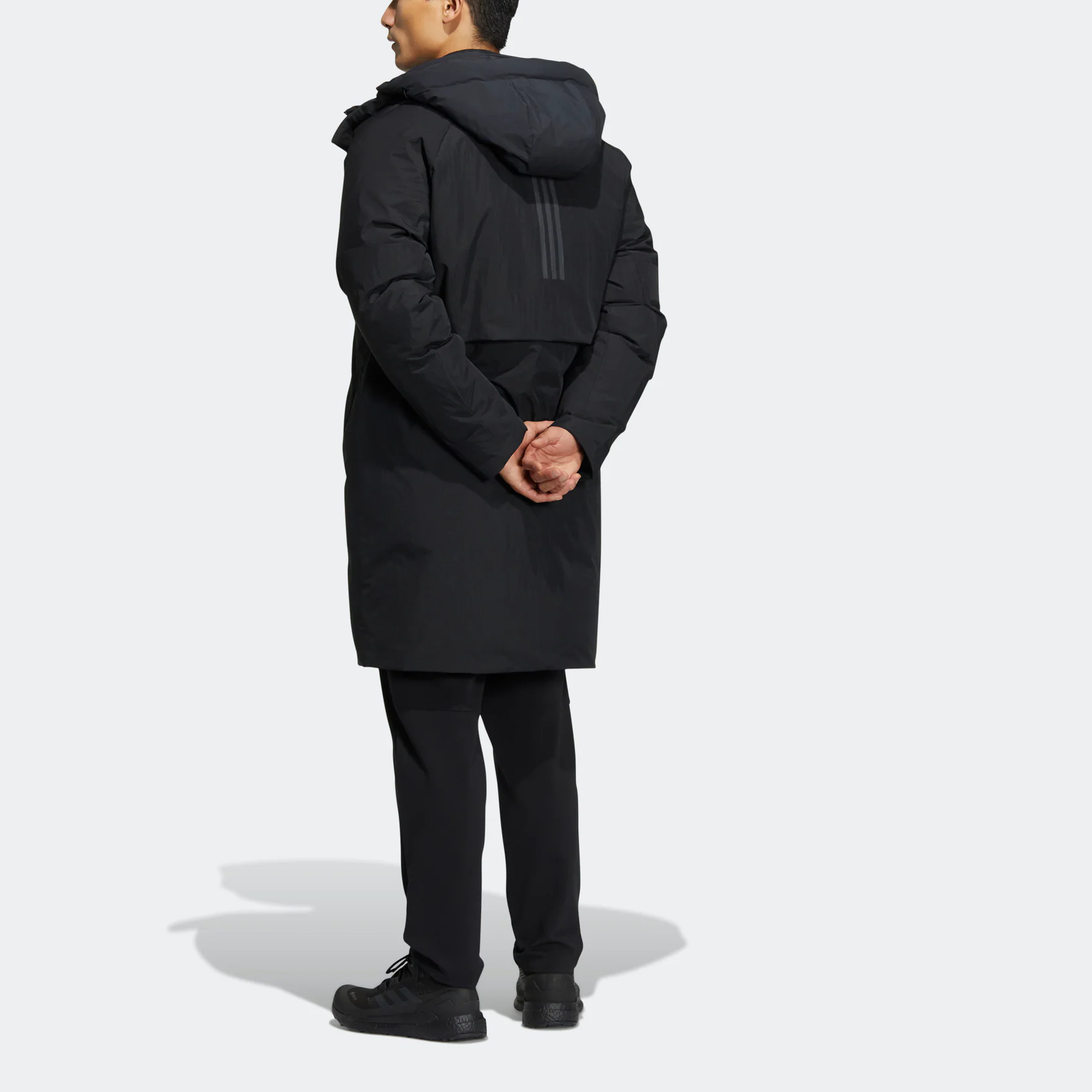 adidas Logo Patch Zip Puffer Jacket Unisex Black. HR5233 圖 4