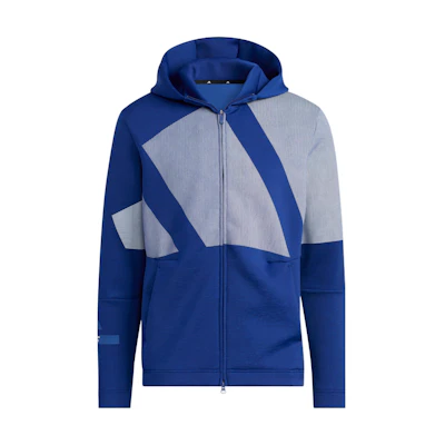 adidas Logo Patchwork Colorblock Retro Hoodie Victory Blue () HS8992