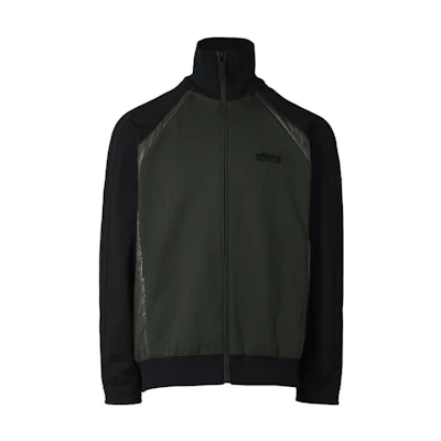 adidas Logo Patchwork Zip-Up Track Jacket Long Sleeve Green () IJ8322