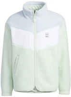 adidas Logo Patchwork Zip Retro Track Jacket Green Unisex HY9653 adidas Logo Patchwork Zip Retro Track Jacket Green Unisex HY9653