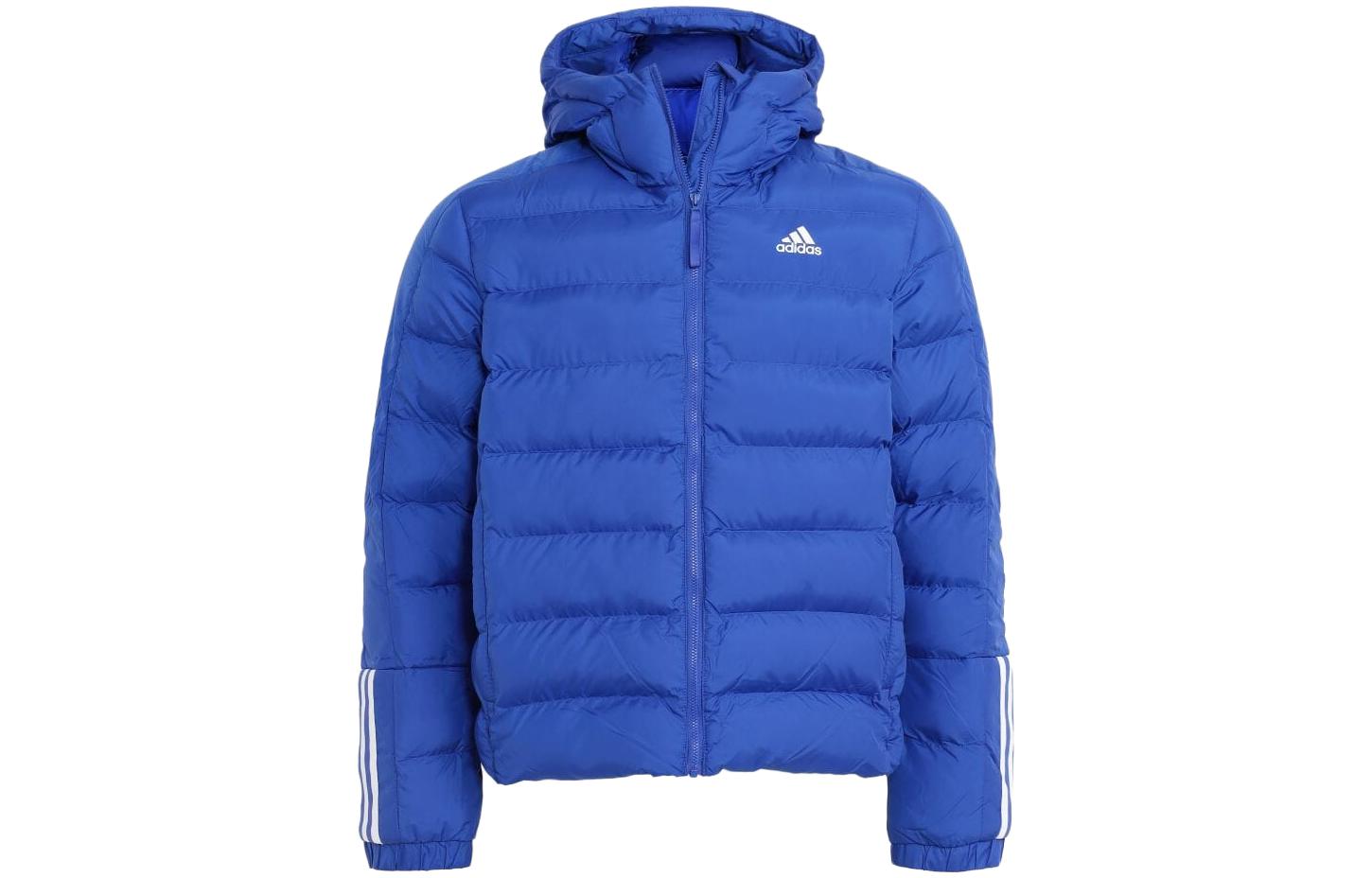 adidas Logo Print Classic 3-Stripe Hoodie Jacket Blue (Japan Edition) GT1675-JAPAN