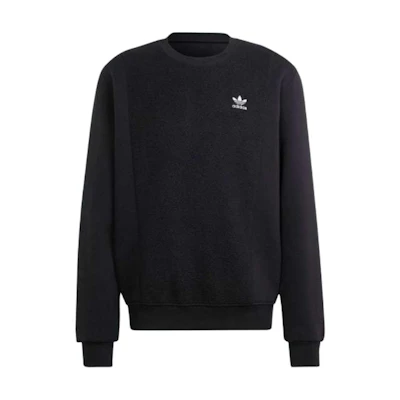 adidas Logo Print Crewneck Long Sleeve Sweatshirt Men’s Black II5800