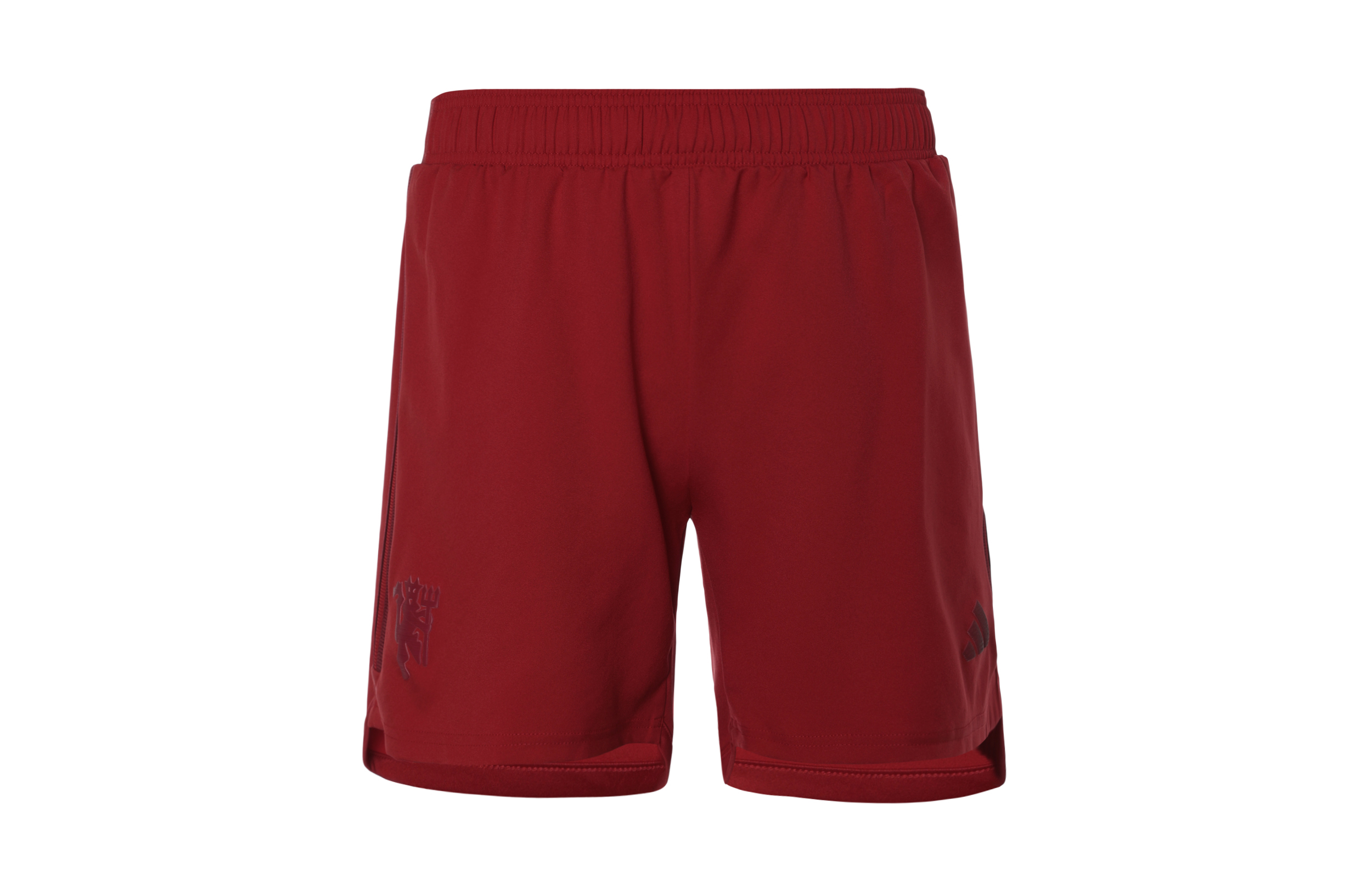 adidas Logo Print Elastic Waist Soccer Pants Unisex Red IA7230