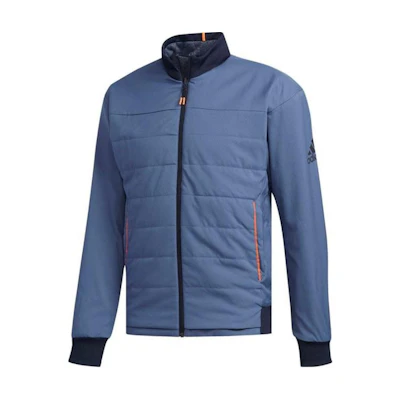 adidas Logo Print High Collar Jacket - Tech Ink FWS52-DY7485