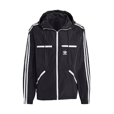 adidas Logo Print Hoodie Jacket Black (Japan Edition) HS2066-JAPAN
