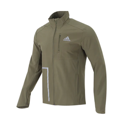 adidas Logo Print Olive Track Jacket H13234