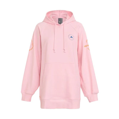 adidas Logo Print Pink Hoodie Unisex Long Sleeve Sweatshirt IA7727