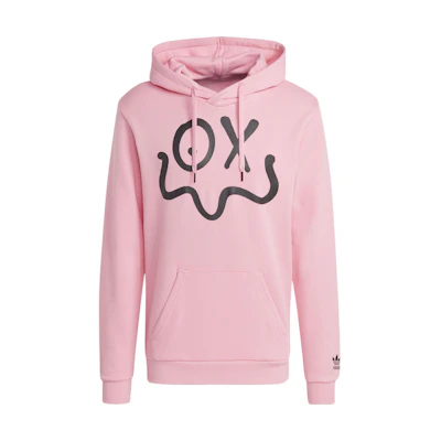 adidas Logo Print Pink Pullover Long-Sleeve Sweatshirt Unisex Couple Style IA6393