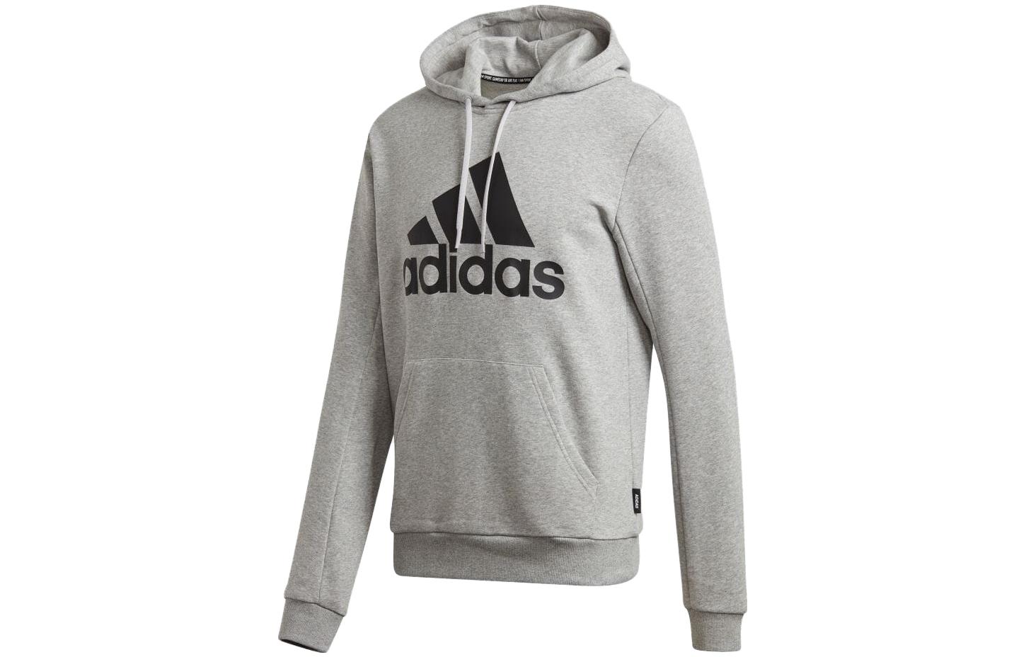 adidas Logo Print Slim Fit Hoodie Japanese Edition - Gray GC7341-JAPAN