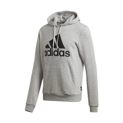 adidas Logo Print Slim Fit Hoodie Japanese Edition - Gray GC7341-JAPAN