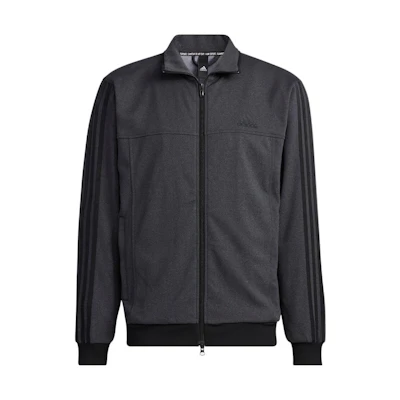 adidas Logo Print Striped Long-Sleeve Jacket Japan Edition Black IA9455-JAPAN