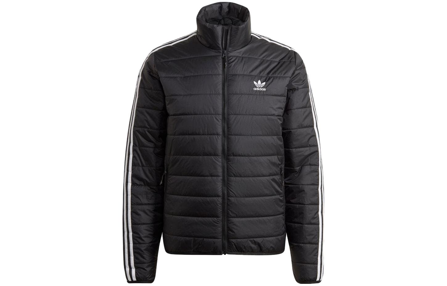 adidas Logo Print Striped Zip-Up Track Jacket Black (Japan Edition) HL9212-JAPAN