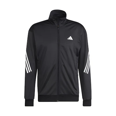 adidas Logo Print Sweat-Wicking Track Jacket Japan Edition - Black HT7176-JAPAN