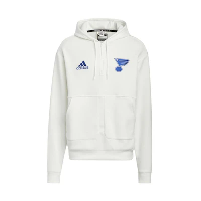 adidas Logo Printed Blue Hoodie Sweatshirt Unisex Casual长袖 Front Pockets HP1688