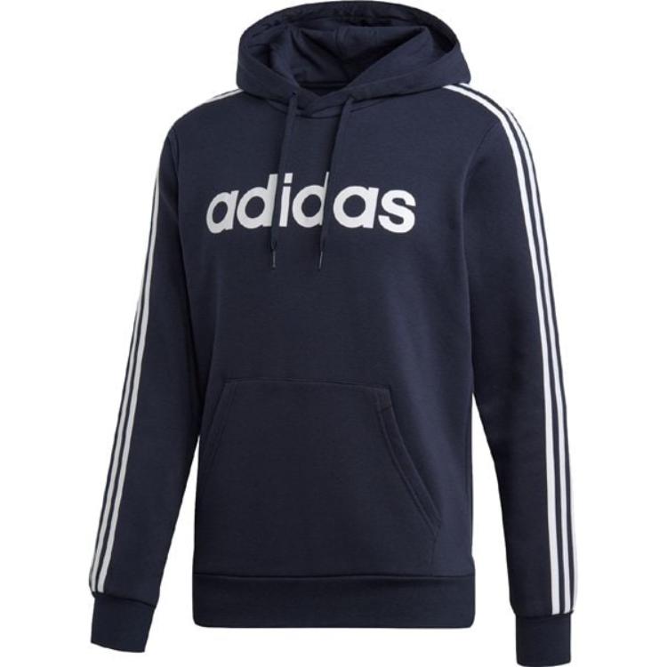 adidas Logo Printed Comfortable Sweatshirt Men Ink Blue DU0494