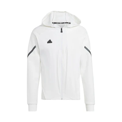 adidas Logo Printed Hooded Zip-Up Jacket White Japan Edition IC8036-JAPAN