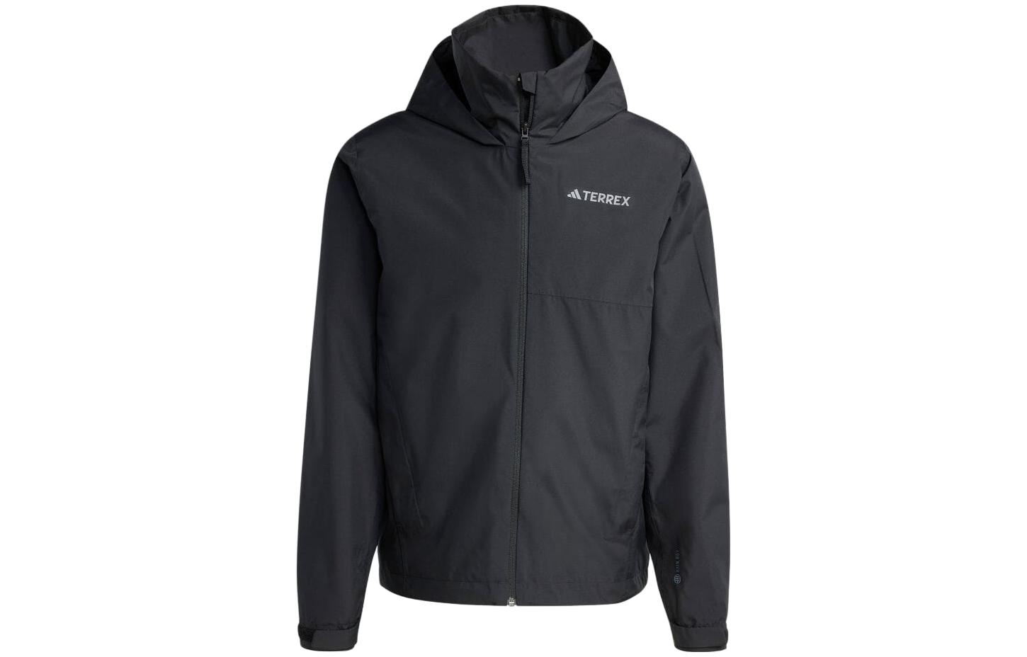 adidas Logo Printed Hoodie Jacket Japanese Edition Black HN5455-JAPAN
