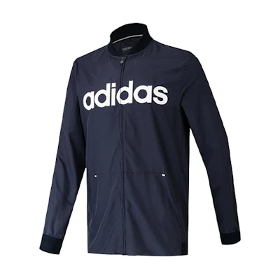 adidas Logo Printed Jacket Blue - DW8065