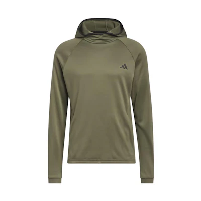 adidas Logo Printed Olive Green Hoodie Japan Edition HZ3200-JAPAN