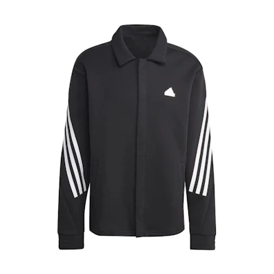 adidas Logo Printed Polo Jacket Black IC6726