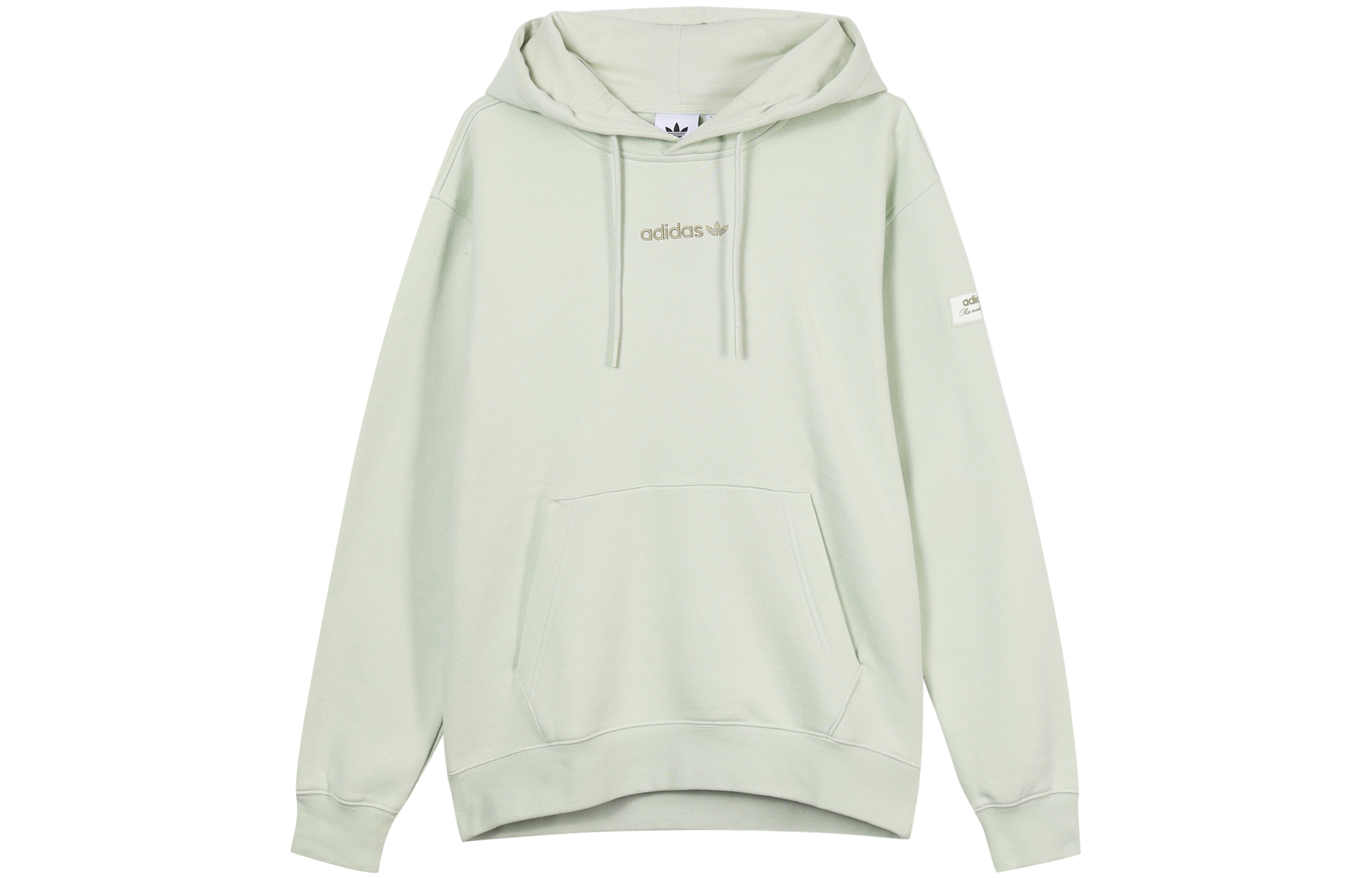 adidas Logo Printed Pullover Sweatshirt Light Blue HM2653