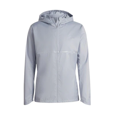adidas Logo Printed Solid Color Hoodie Jacket Japanese Edition Grey HB7428
