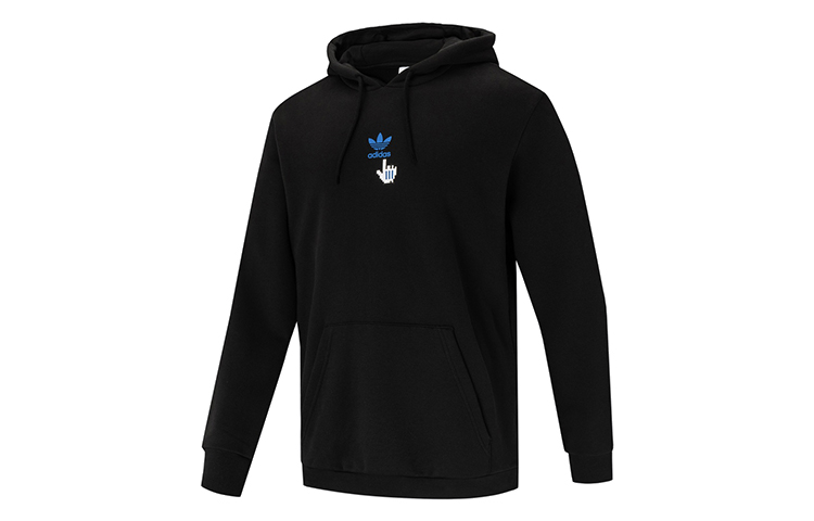 adidas Logo Printed Sweatshirt Black GN2708