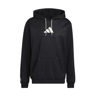 adidas Logo Pullover Hoodie Black HC7674