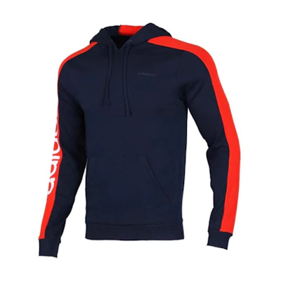 adidas Logo Retro Letter Print Pullover Hoodie Blue - Casual Comfort EI4759