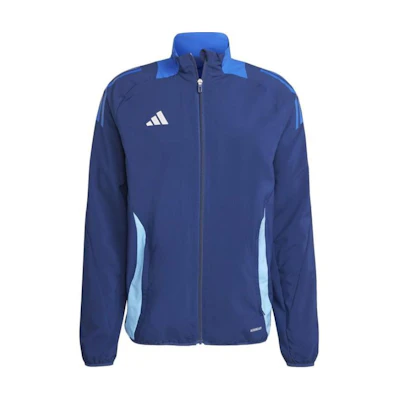 adidas Logo Stand Collar Zip Jacket Blue () IR7597