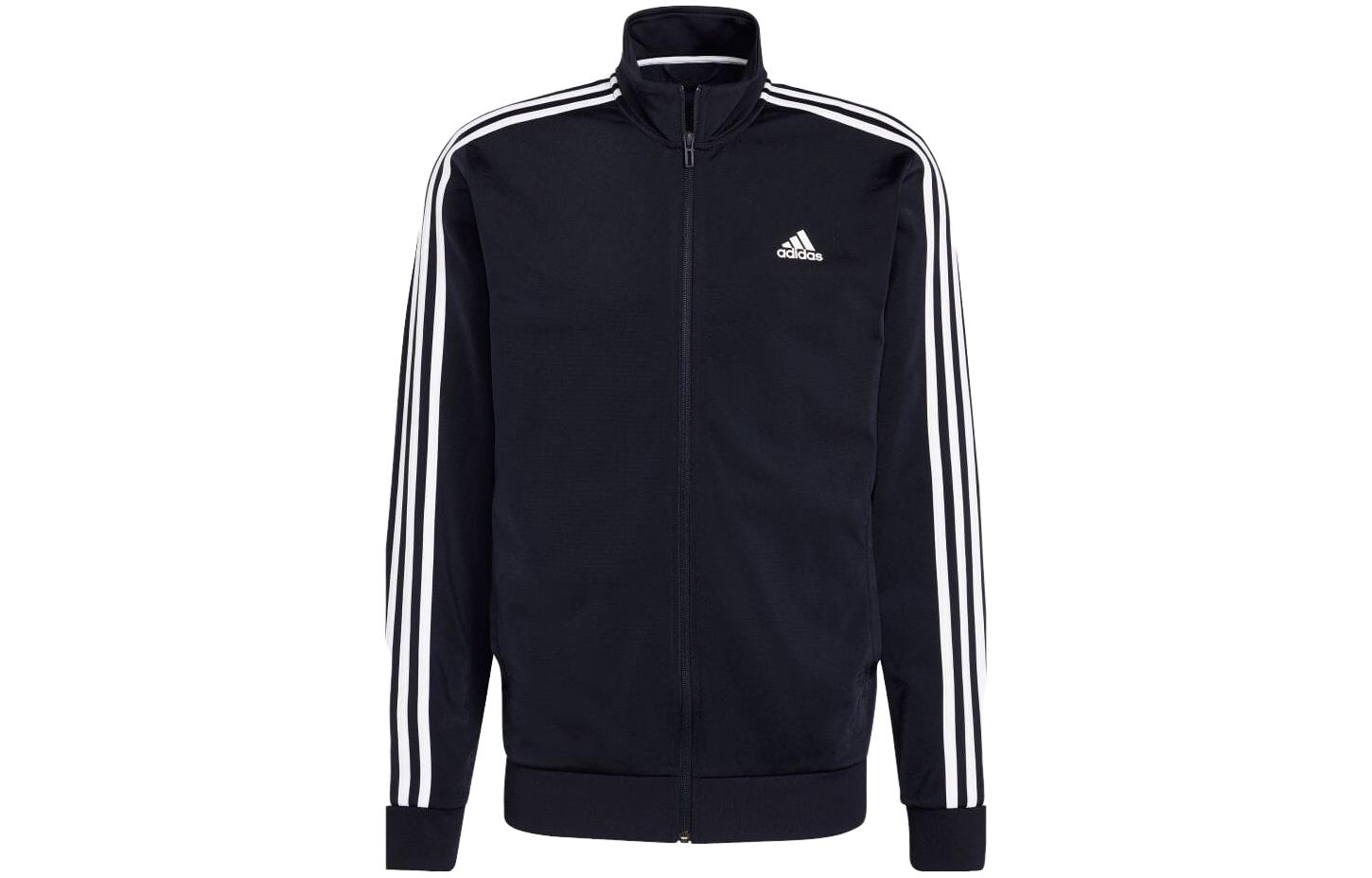 adidas Logo Stripe Print Track Jacket Japan Edition - Legend Ink H46100-JAPAN