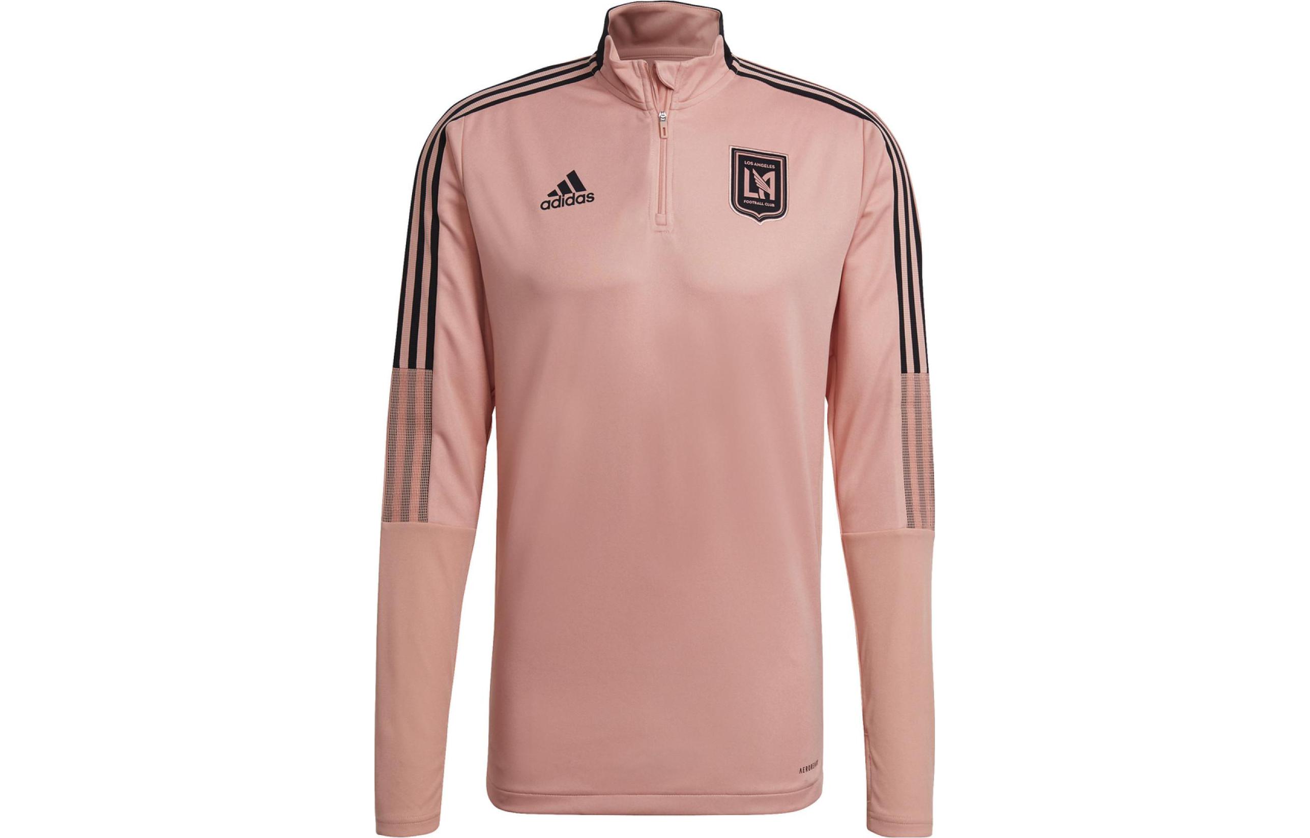 adidas Logo Striped Cuff Track Jacket Pink Men GK9758