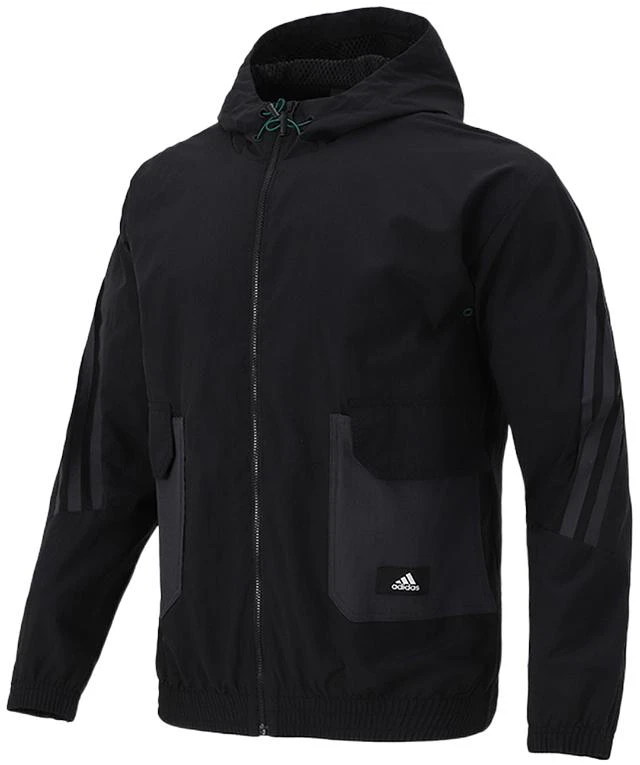 adidas-logo-striped-hooded-jacket-black-h65370
