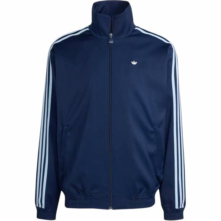 adidas Logo Striped Stand Collar Loose Fit Jacket Night Navy JC6358 圖 2