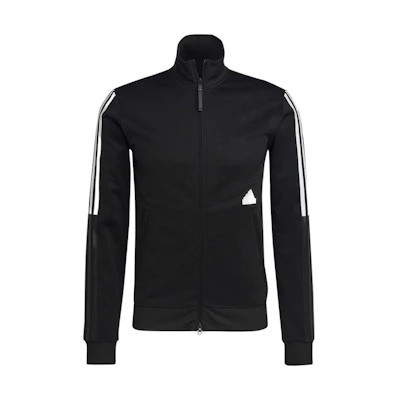 adidas Logo Track Jacket with Side Stripes Black HN1951