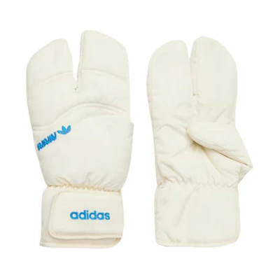 adidas Logo Unisex Gloves - White/Red, Casual Style for Men and Women. JG1432
