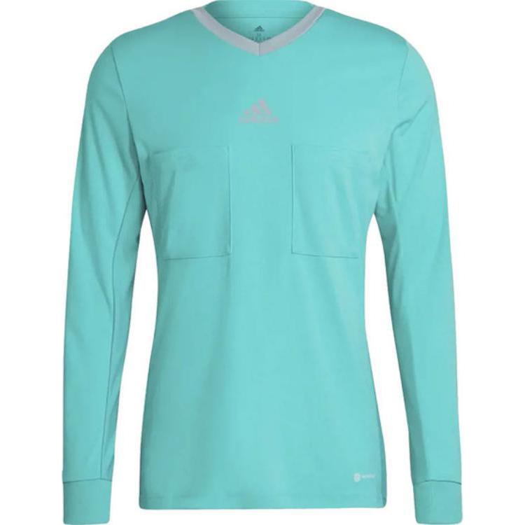adidas Logo V-Neck Long Sleeve Green Sweatshirt HP0749