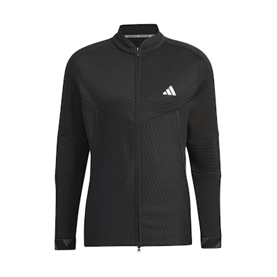adidas Logo Warm Zip-Up Track Jacket Black HY0952