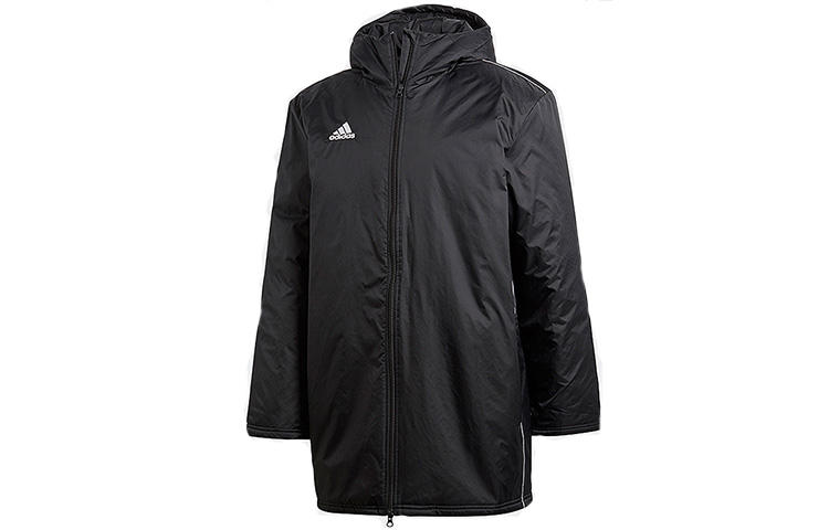 adidas Logo Windproof Padded Jacket Black Outerwear CE9057