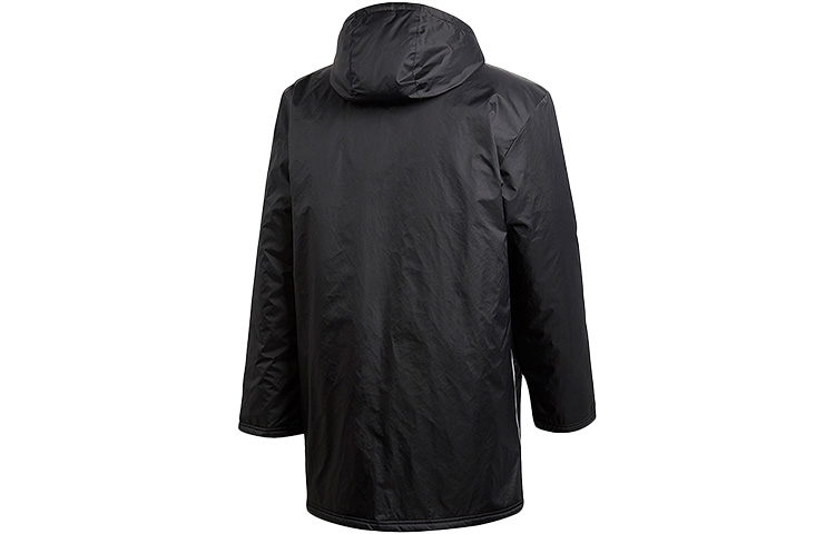 adidas Logo Windproof Padded Jacket Black Outerwear CE9057 圖 3