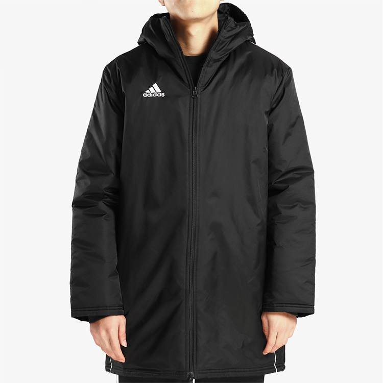 adidas Logo Windproof Padded Jacket Black Outerwear CE9057 圖 5