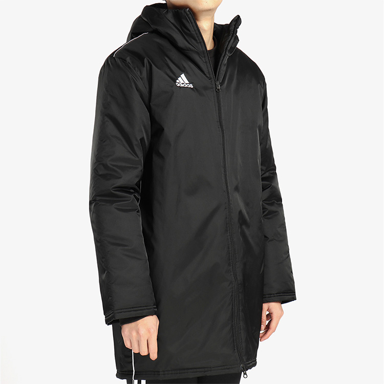 adidas Logo Windproof Padded Jacket Black Outerwear CE9057 圖 7
