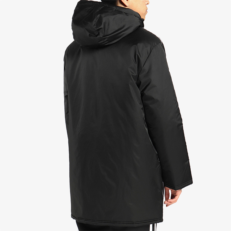 adidas Logo Windproof Padded Jacket Black Outerwear CE9057 圖 8