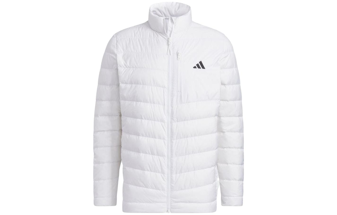 adidas Logo Zip-Up Stand Collar Jacket Japan Edition - White HZ6070-JAPAN
