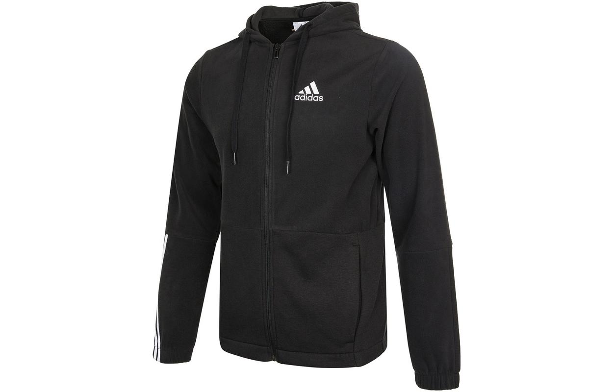 adidas Logo Zip-Up Track Jacket Black GV5297
