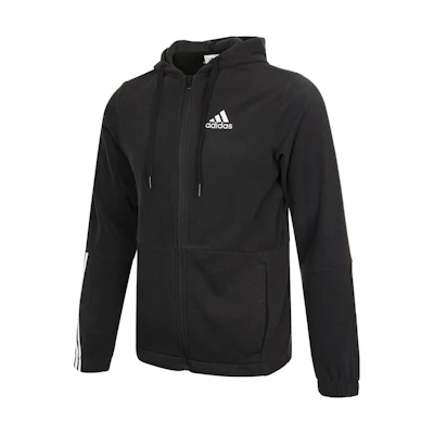 adidas Logo Zip-Up Track Jacket Black GV5297